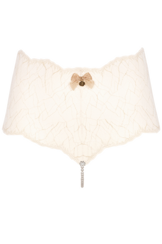 Bracli Sydney Daisy Pearl Panty Ivory - Naughty Knickers