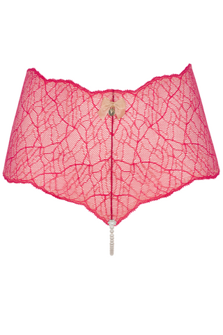 Bracli Sydney DAISY Pearl Panty in Red - Naughty Knickers
