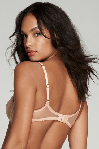 Agent Provocateur Lorna Plunge Underwired Bra Sand