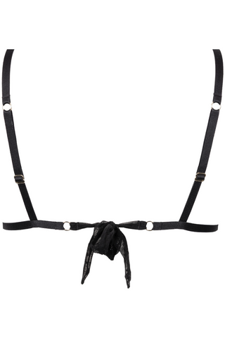 Atelier Amour Coup de Foudre Black Tulle Triangle Bra