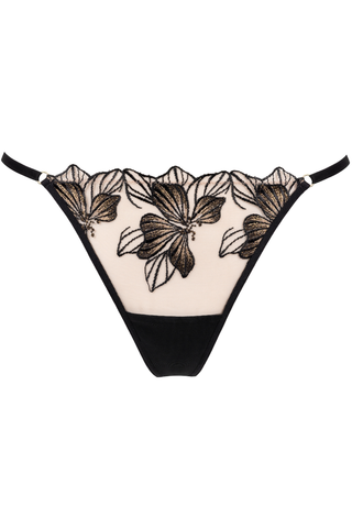 Atelier Amour Fleur Defendue Thong - Embrodiery Knicker