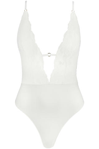 Aubade Kiss Of Love Thong Bodysuit Opale