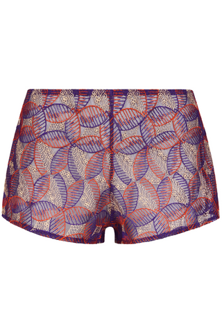 Aubade Purple Embroidery Cheeky Shorty Life Celebration