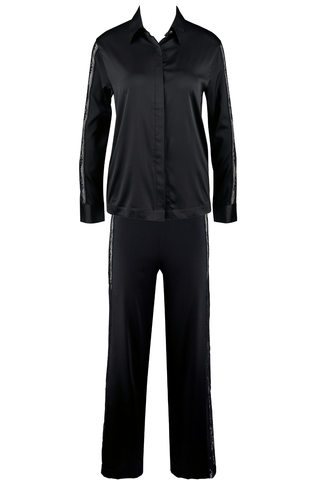 Aubade Midnight Whisper Blouse & Trousers Black