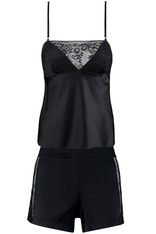 Aubade Midnight Whisper Top & Shorts Black