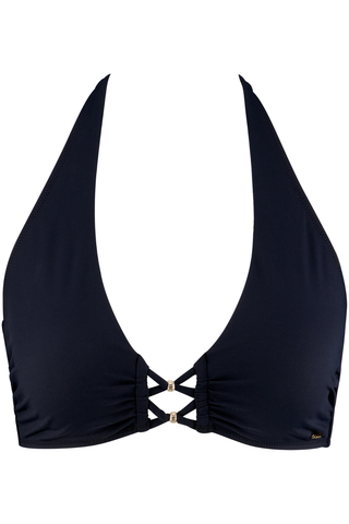 Aubade Secret Laguna Full Cup Triangle Bikini Top Black