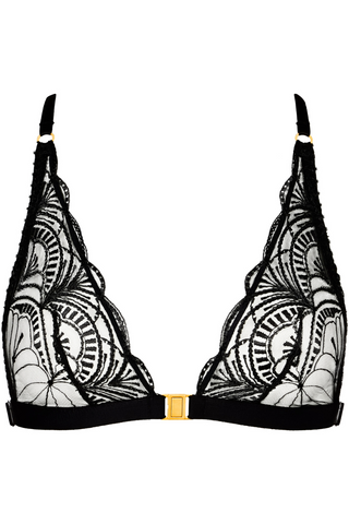 Aubade Vibes Wireless Bralette Black - Black Triangle Bra