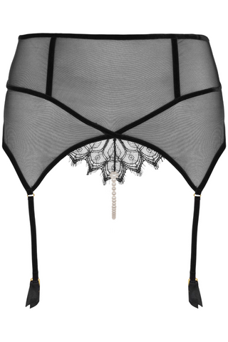 Bracli Kyoto Daisy Suspender Brief | Luxury Pearl Lingerie