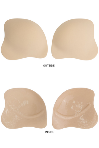 Bye Bra Push-Up Adhesive Cups Beige