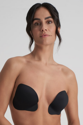 Bye Bra Push-Up Adhesive Cups Black