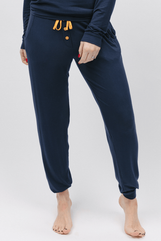 Cyberjammies Cosmo Jersey Pants Navy