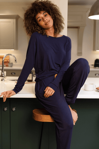 Cyberjammies Cosmo Jersey Pants Navy