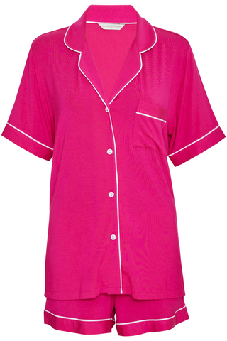 Cyberjammies Hailey Revere Jersey Shorty Set Pink