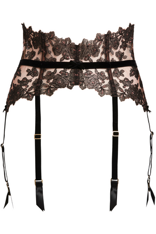 Dita Von Teese Rose Glambition Suspender Belt Black