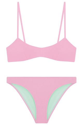 Dora Larsen Lucy Bikini Wireless Top & Low Rise Bottom Pink