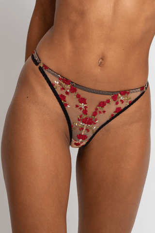 Edge o' Beyond Charlotte en Rouge Brilliant Thong