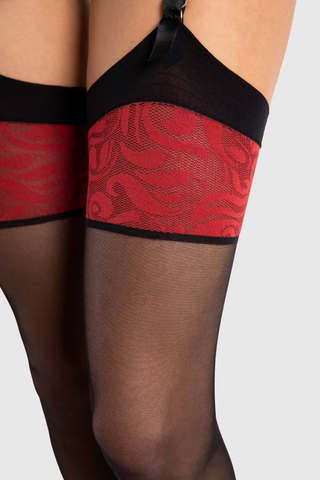 FiORE Sensual Scarlett Seamed Stockings 20 Denier