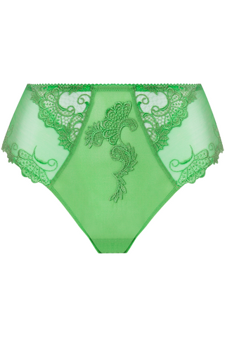 Lise Charmel Dressing Floral High Waist Brief Green