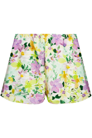 Lise Charmel Floral Print Satin Shorts L'Amour au Soleil - Satin Nightwear