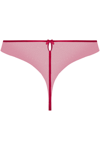 Lise Charmel Raspberry Thong Splendeur Soie