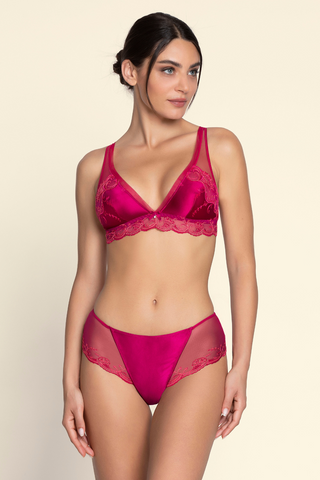 Lise Charmel Raspberry Wireless Triangle Bra Splendeur Soie