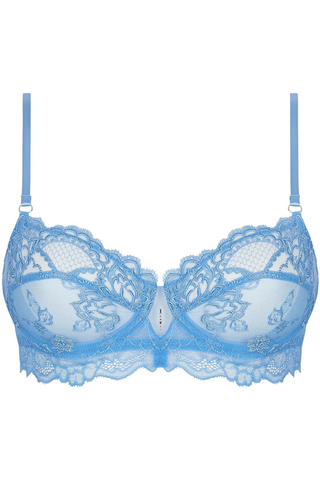 Lise Charmel Lace Demi Cup Bra Blue Sublime En Dentelle
