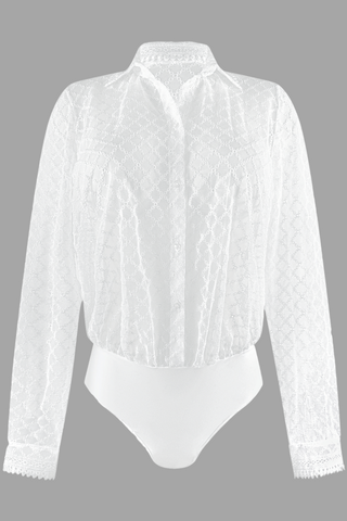 Louisa Bracq Paco Blouse Bodysuit White