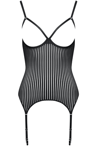 Maison Close Bande à Part Cupless Bodice Black