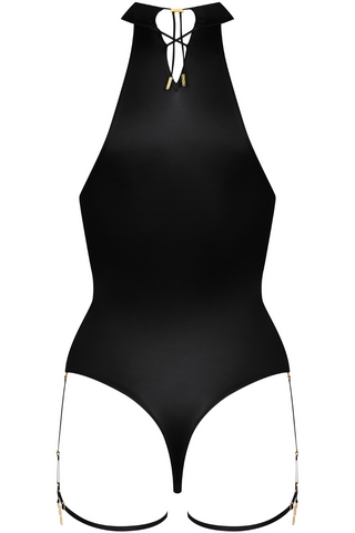 Garter Thong Bodysuit Black 562823 Maison Close French Kiss