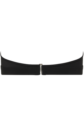 Maison Close Minuit Black Strapless Bandeau Bikini Top - Black Bikini Bra