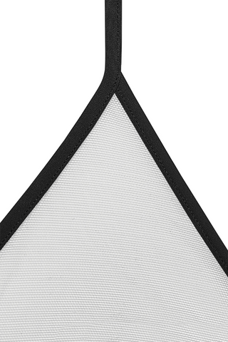 Black Non Wired Triangle Bra - Maison Close Pure Tentation