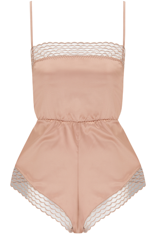 Muse by Coco de Mer Talia Teddy Warm Taupe