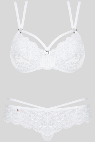 Obsessive 860 Bra & Thong White