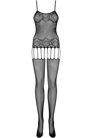 Obsessive F235 Crotchless Bodystocking Black