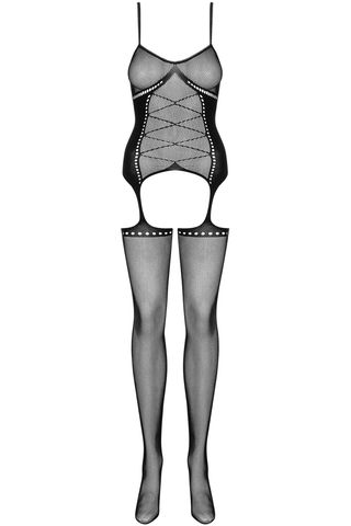 Obsessive G314 Fishnet Bodystocking Black