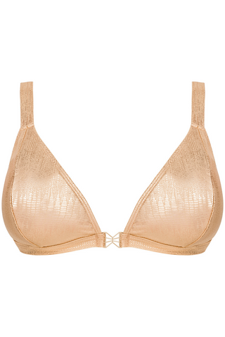 Obsessive Filipines Gold Triangle Bikini Top - Sexy Bikini Bra