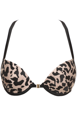 Prelude Black Push Up Bra Les Nuits Folles - Luxury Padded Bra