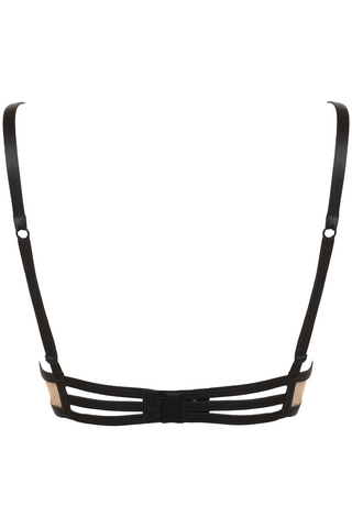 Prelude Black Wireless Triangle Bra Les Nuits Folles - Sexy Bralette