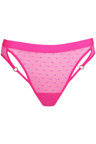 Sarda Rincon Pink Mesh Brief - Sheer Knickers