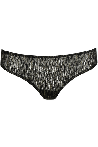 Sarda Tabei Shorty Black & Gold - Luxury Knickers