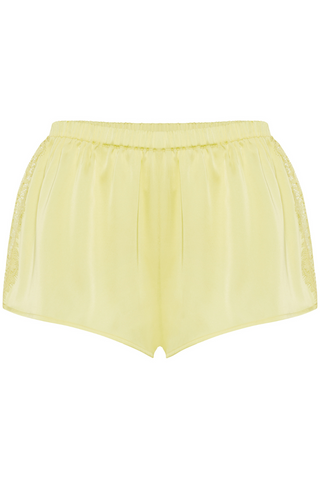 Simone Pérèle Satin Secrets Yellow Pyjama Short - Satin Pyjamas