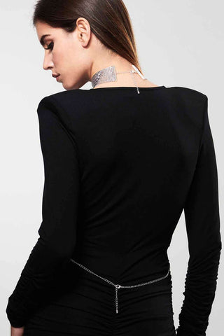 Bijoux Indiscrets Désir Métallique Metallic Mesh Chain Collar