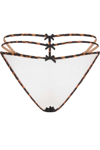 Agent Provocateur Blair Brief Black/Leopard