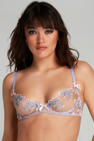 Agent Provocateur Cyrene Underwired Bra Baby Blue & Pink