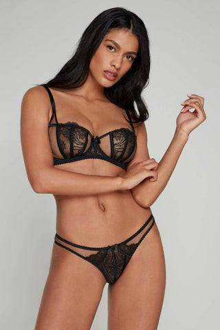 Agent Provocateur Rozlyn Black Lace Full Brief