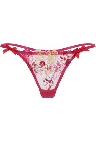 Agent Provocateur Zuri Thong Fuchsia/Red/Gold