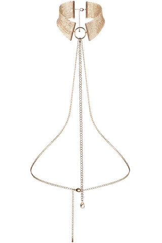 Bijoux Indiscrets Désir Métallique Metallic Mesh Chain Collar
