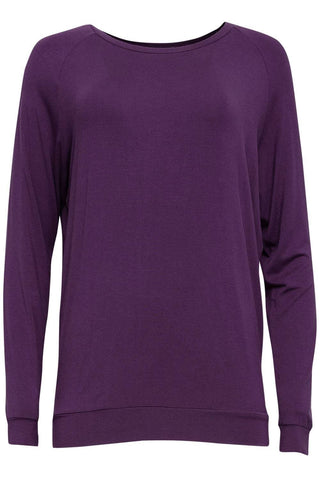 Cyberjammies Clarissa Slouch Jersey Top Purple