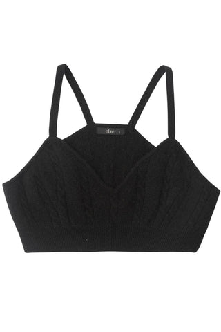 Else Cashmere Bralette Black