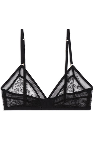 Icone Leonie Triangle Bra Black
